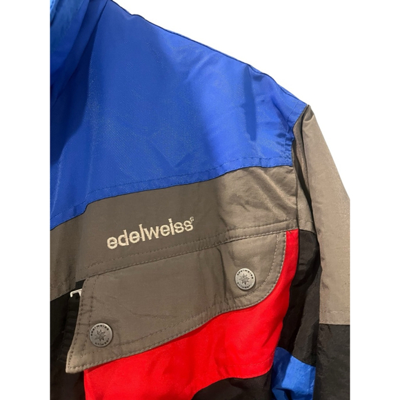 Vintage 90's Edelweiss Men's Ski Snowsuit Bib Size Small Jumpsuit Snow One Piece - Picture 2 of 13